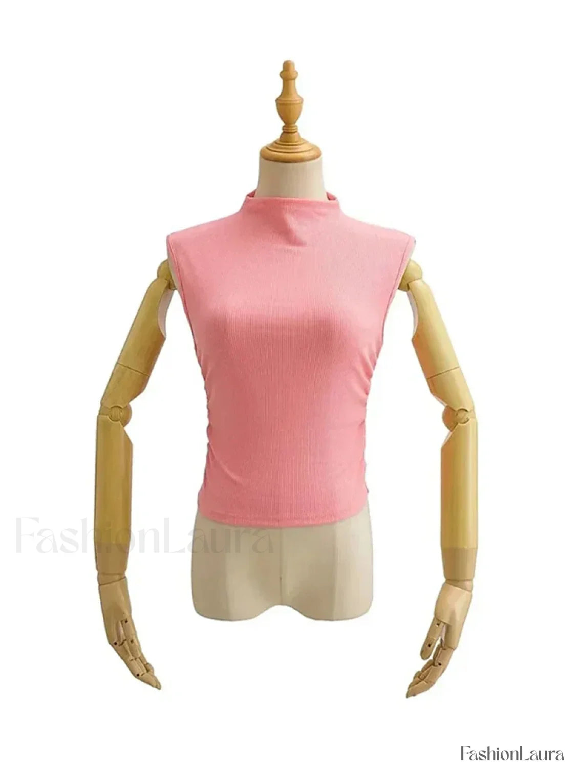 Sexy Black Turtleneck Crop Top