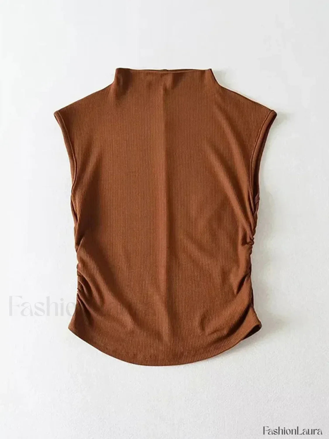 Sexy Black Turtleneck Crop Top