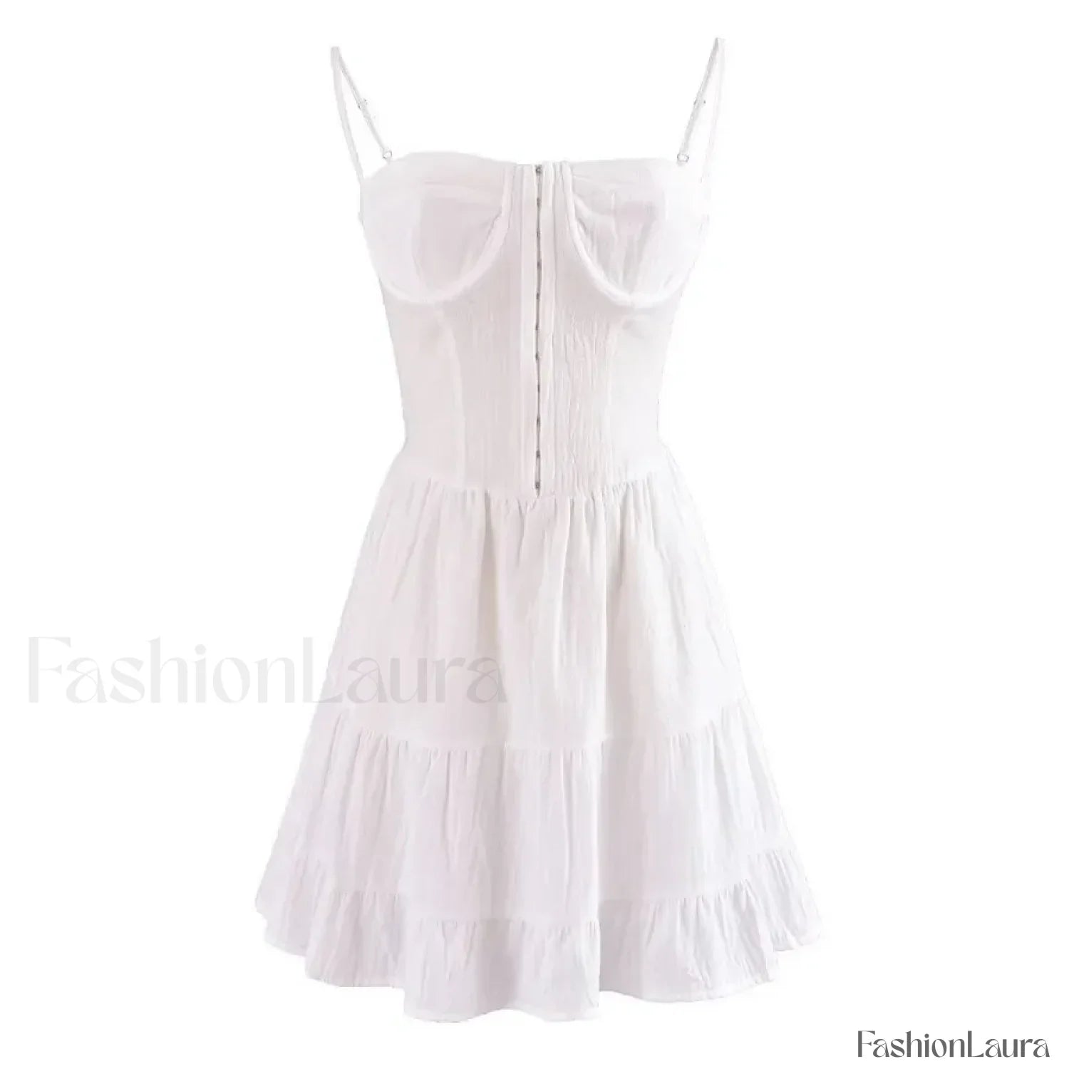 Sexy Deep V-neck Striped Women's 2024 New Waist Lace up Ruffle Edge Skinny Mini Dress