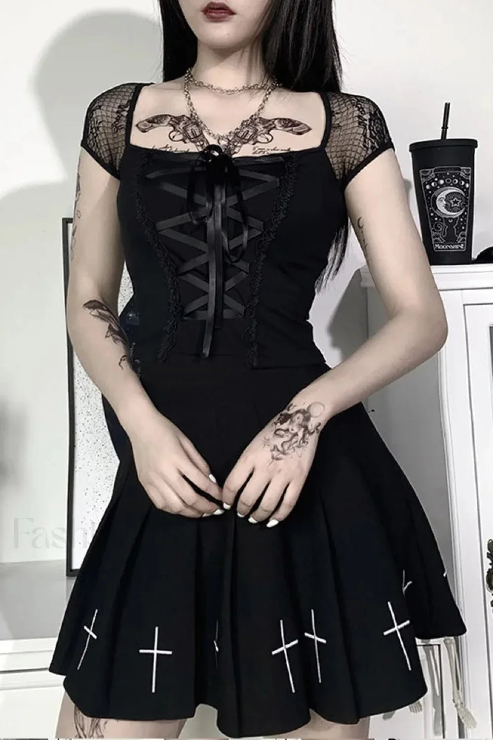 Sexy Gothic Lace T-Shirt