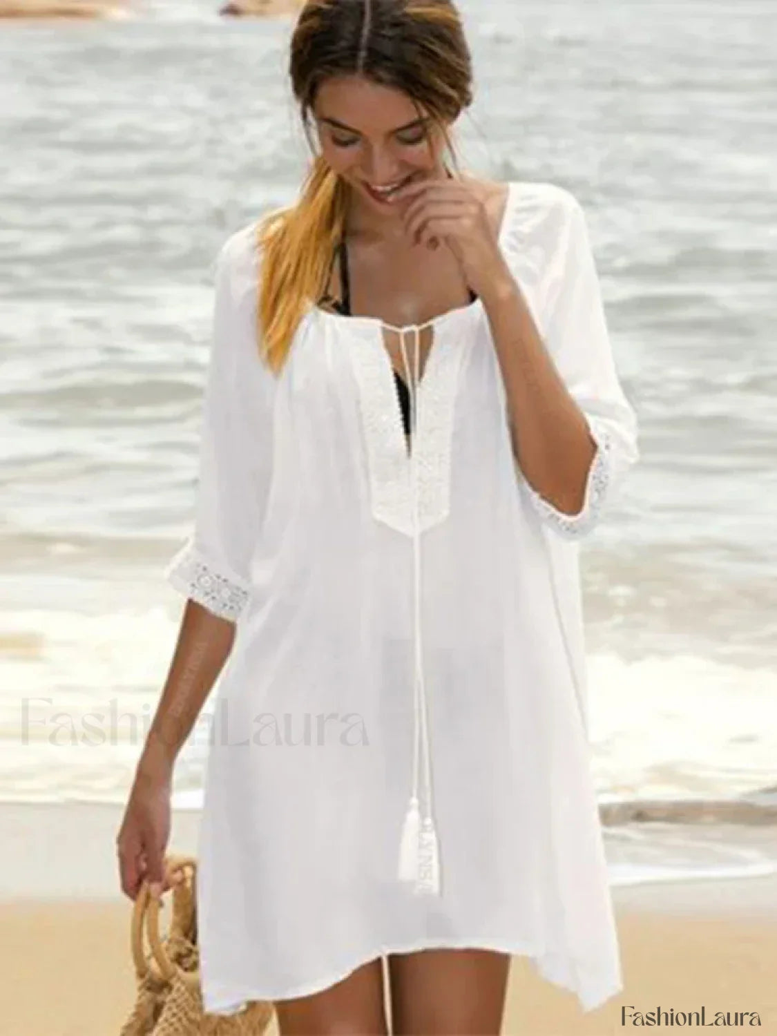 Sexy Kaftan Cotton Pareo Cover Up