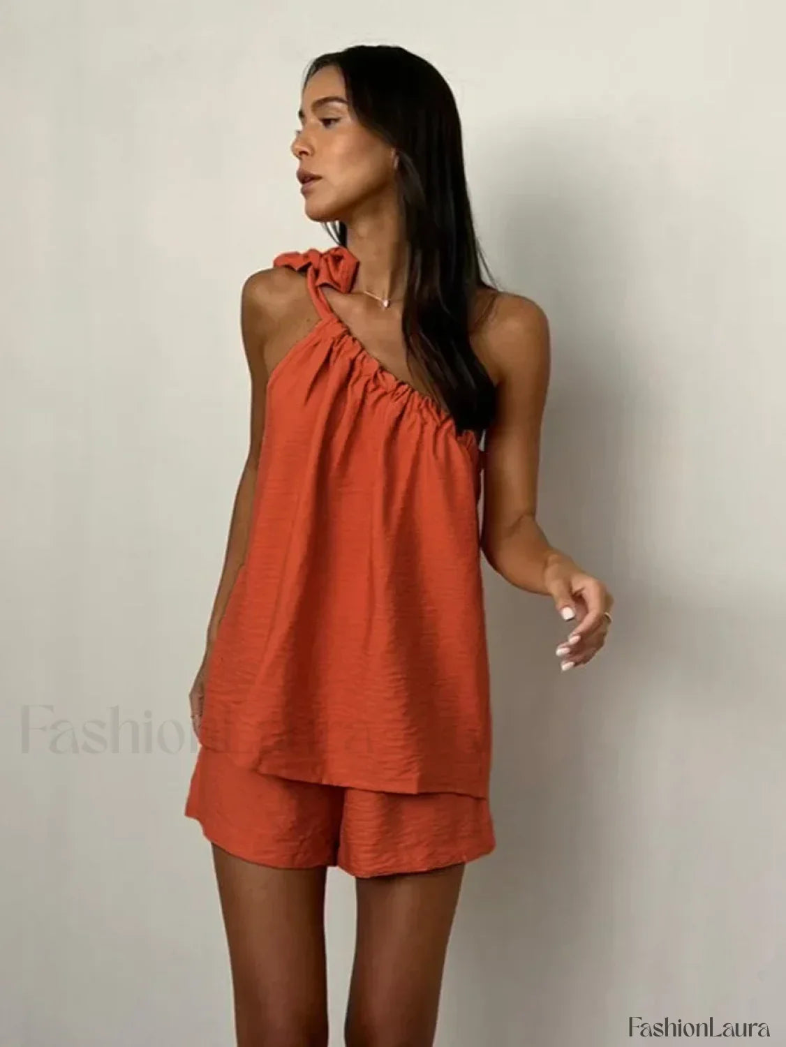 Sexy Lace Pajama Sleepwear Two Piece Set