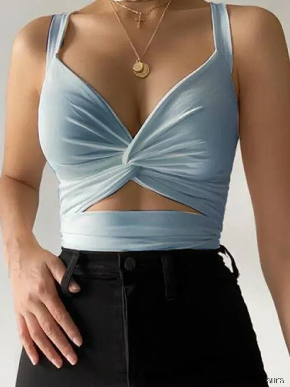 Sexy Sleeveless Crop Top