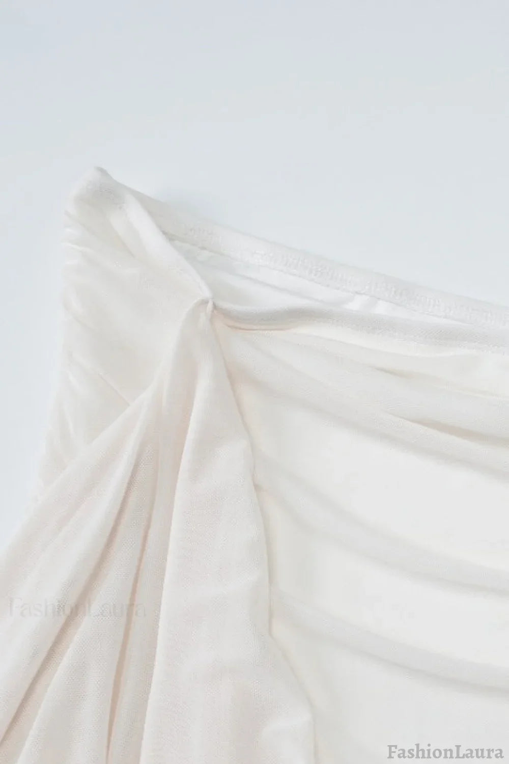 Sheer Tie Neck Bodycon Cocktail Dress