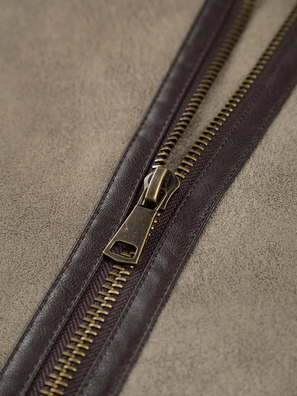 Sherpa Lined Shearling Trendy Leather Flight Vest