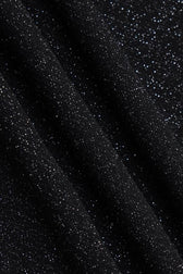 Shonna Metallic Strap Maxi Knit Dress in Black - View 9