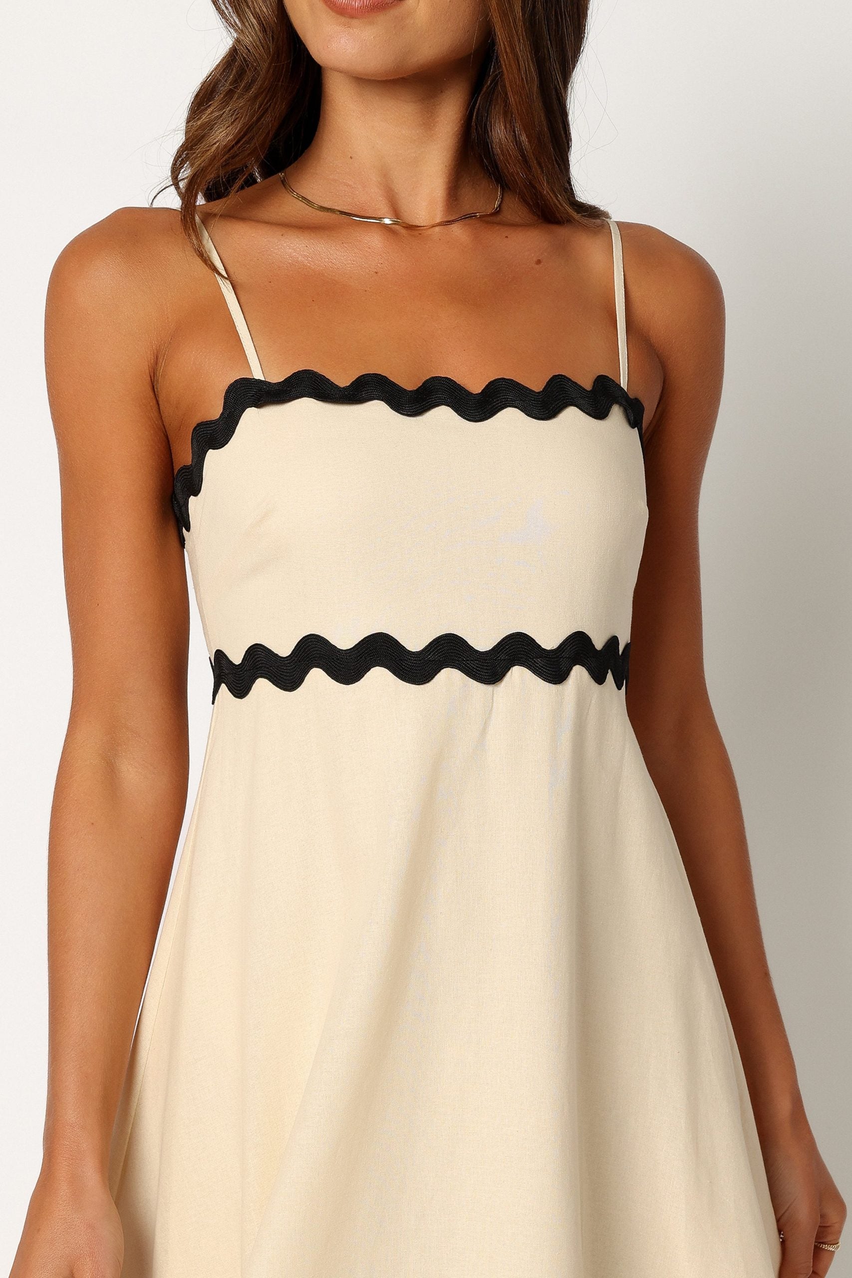 Nora Luxe Contrast Long Capri Dress Evening Wear Edit