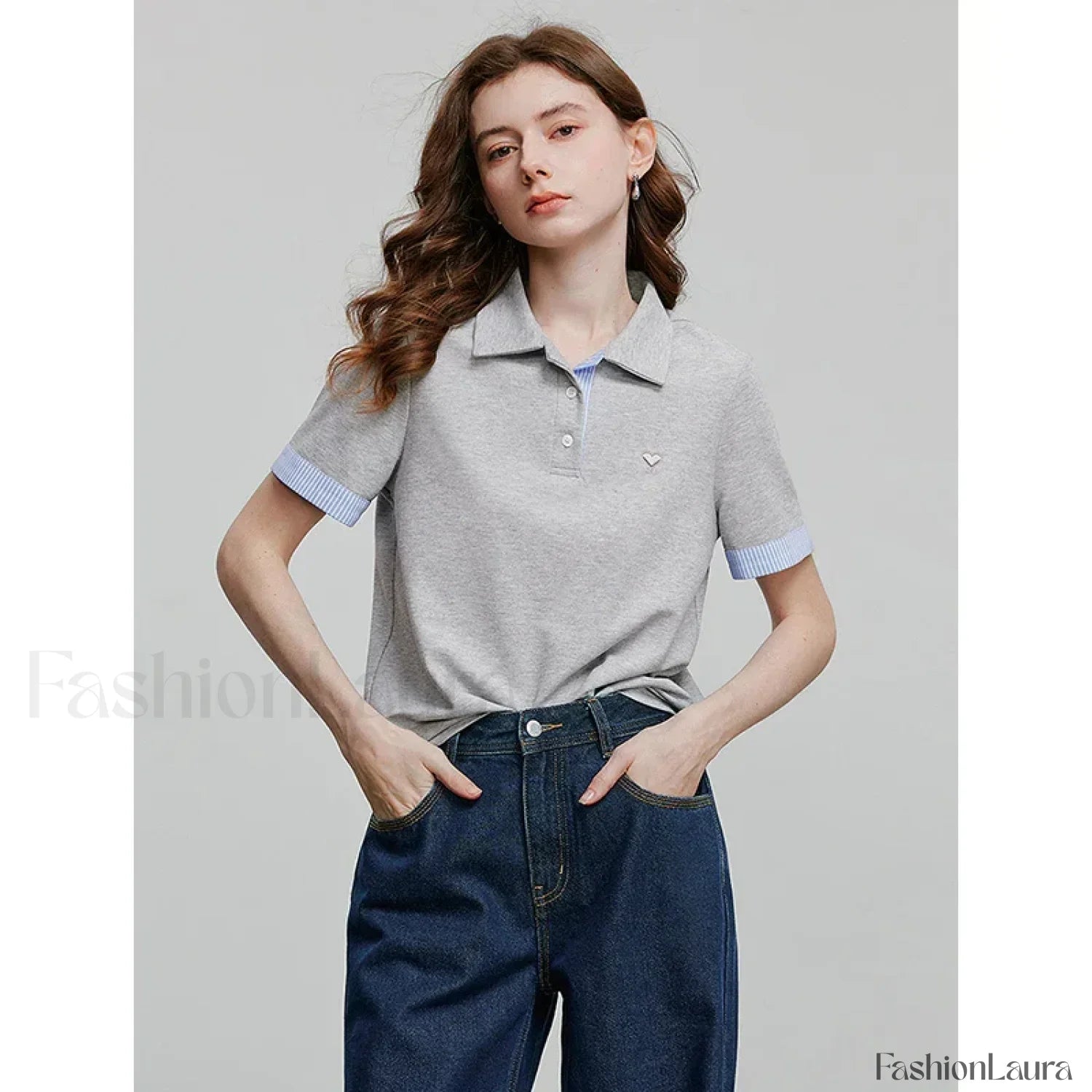 Short Sleeve Knitted Crew Neck T-Shirt