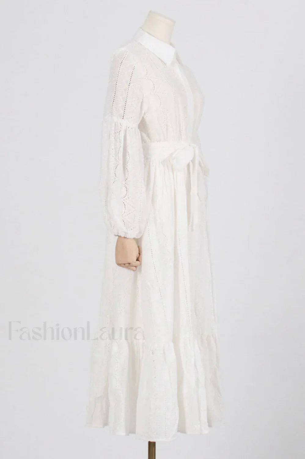 Sienna Tiered Broderie Charming Anglaise Midi Dress