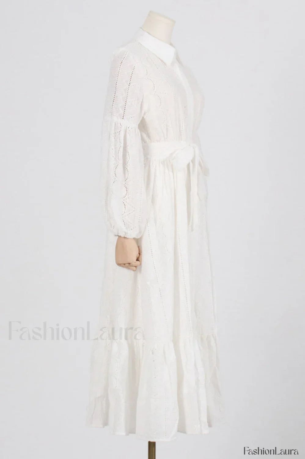 Sienna Tiered Broderie Charming Anglaise Midi Dress