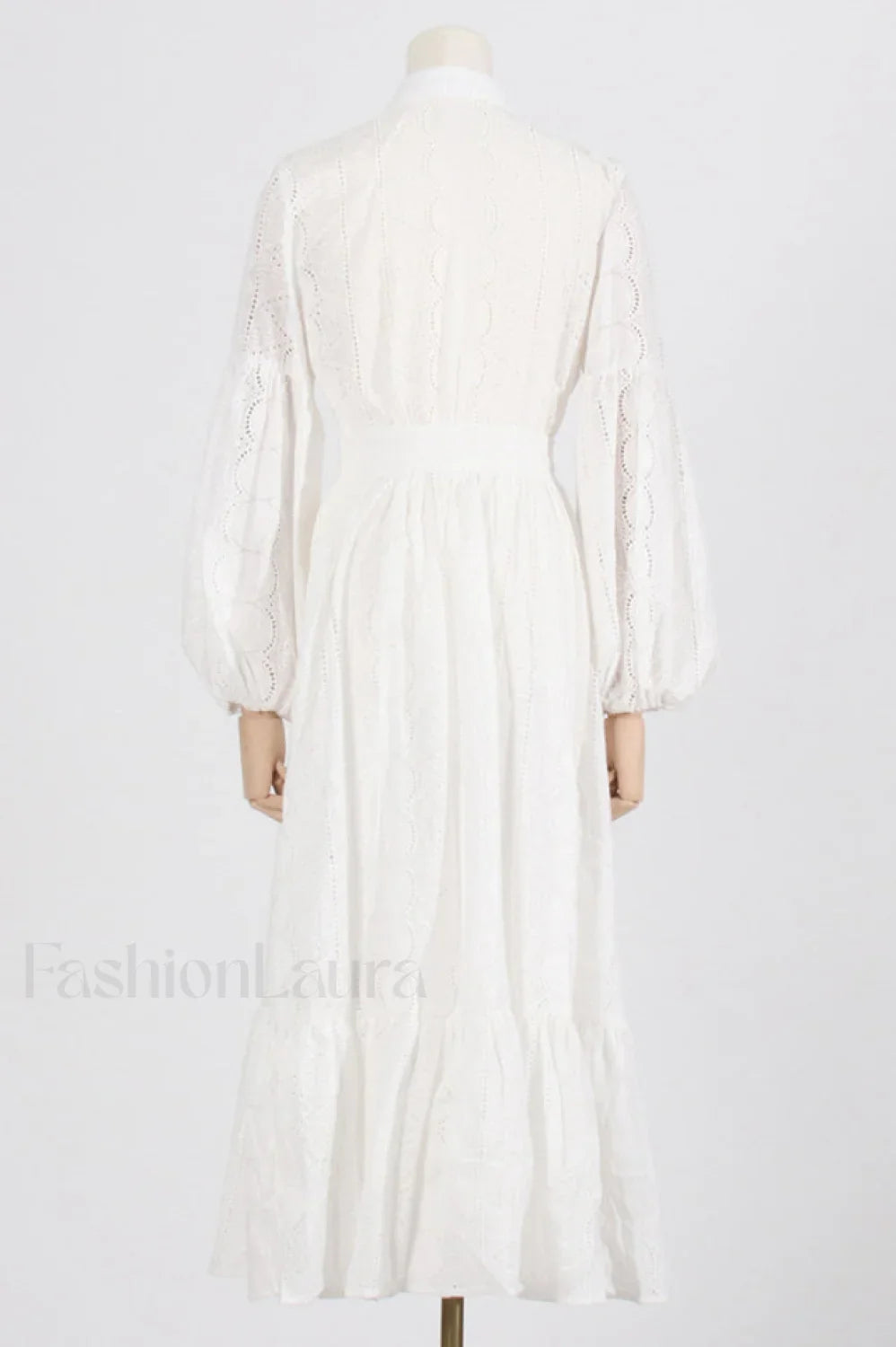 Sienna Tiered Broderie Charming Anglaise Midi Dress