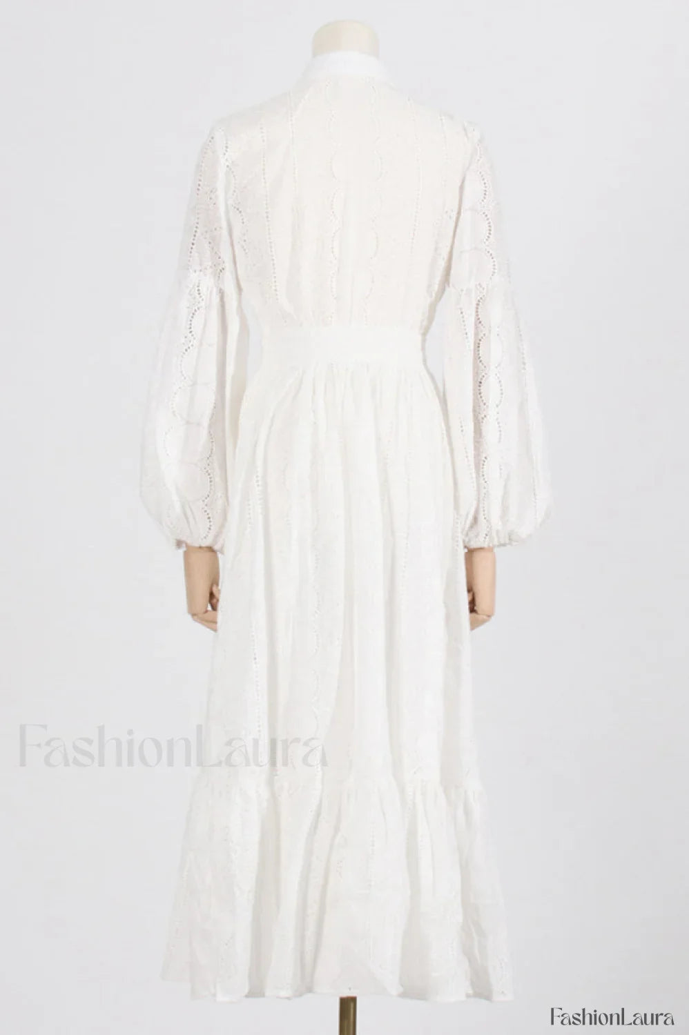 Sienna Tiered Broderie Charming Anglaise Midi Dress