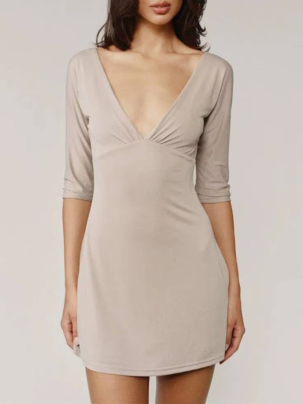 Sienna Wrap V-Neck Mini Dress