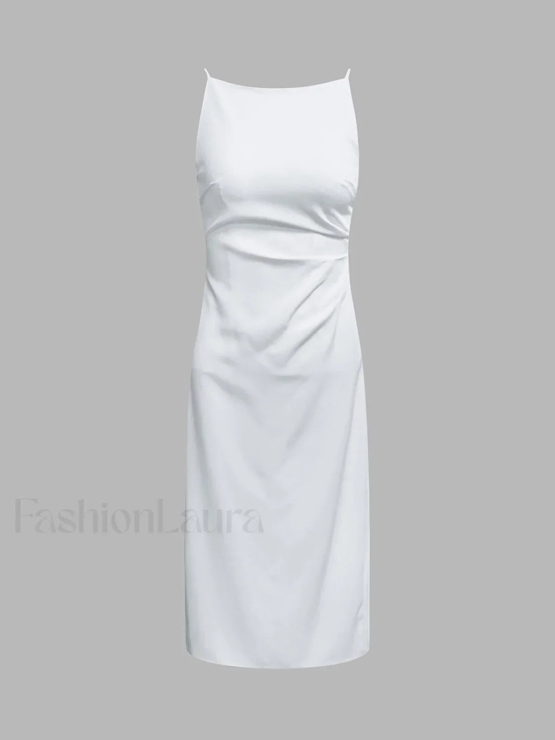 Silent Sea Boat Trendy Neck Midi Dress