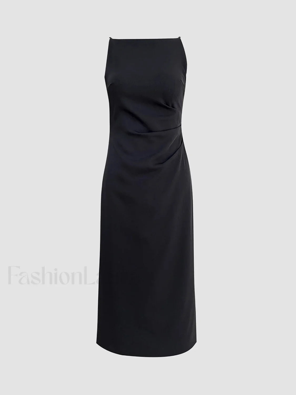 Silent Sea Boat Trendy Neck Midi Dress