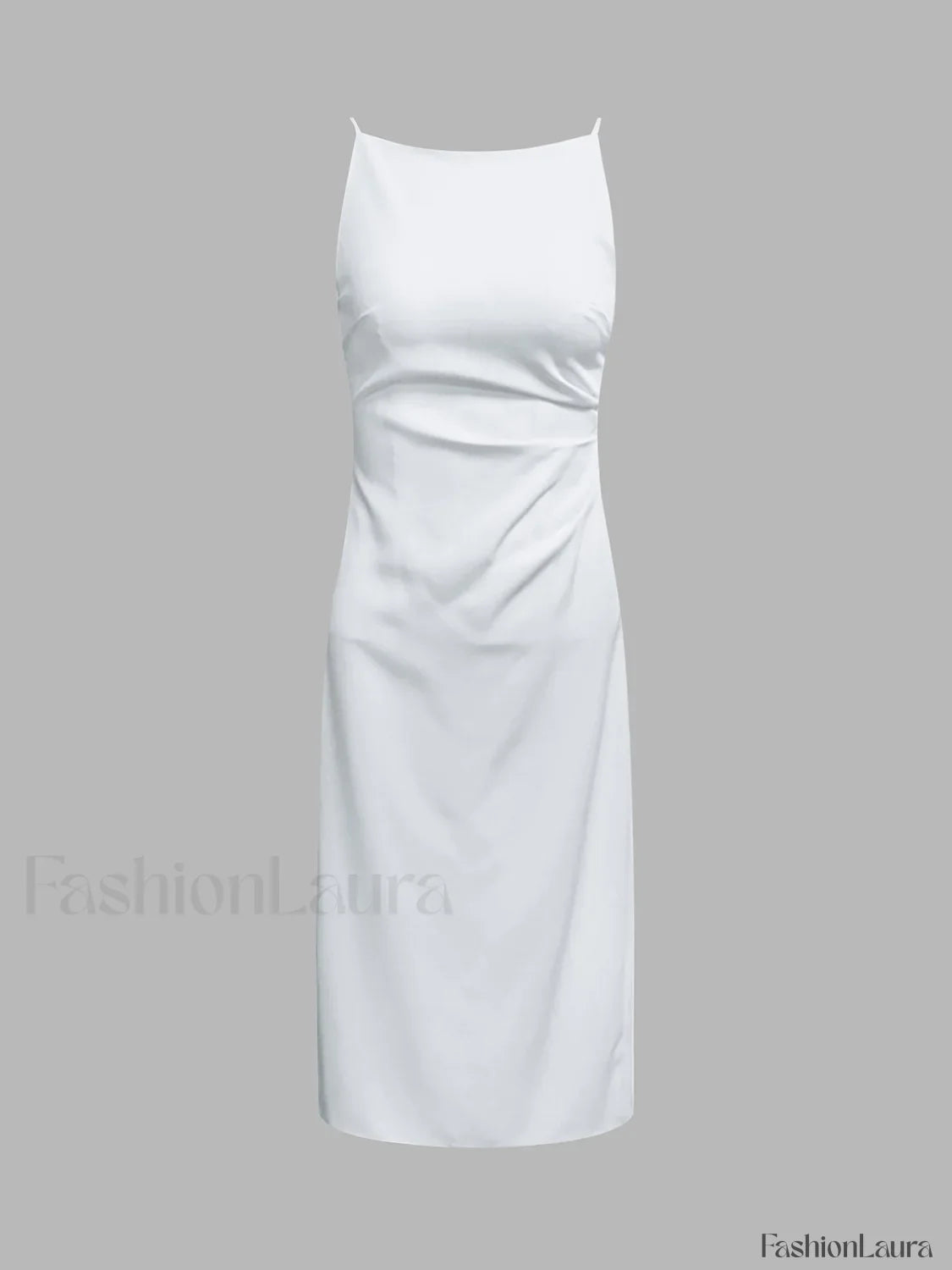 Silent Sea Boat Trendy Neck Midi Dress