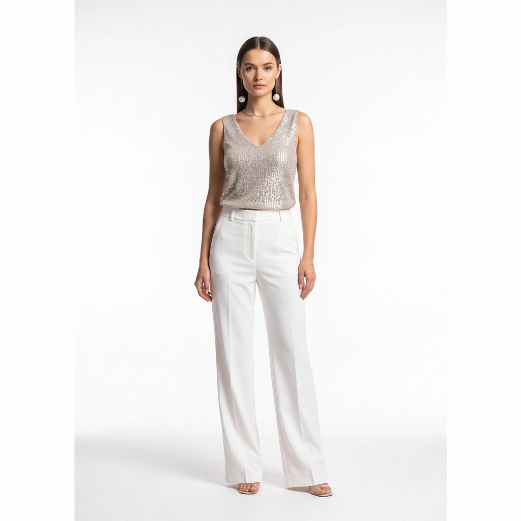Elegant Shimmering Sequin Top with Comfortable Fit and Stylish Design
