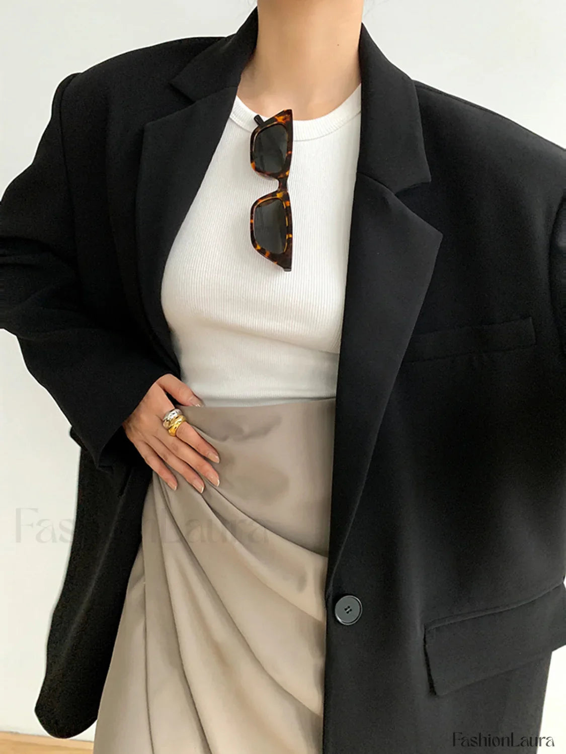 Single Breasted Graceful Essential Blazer