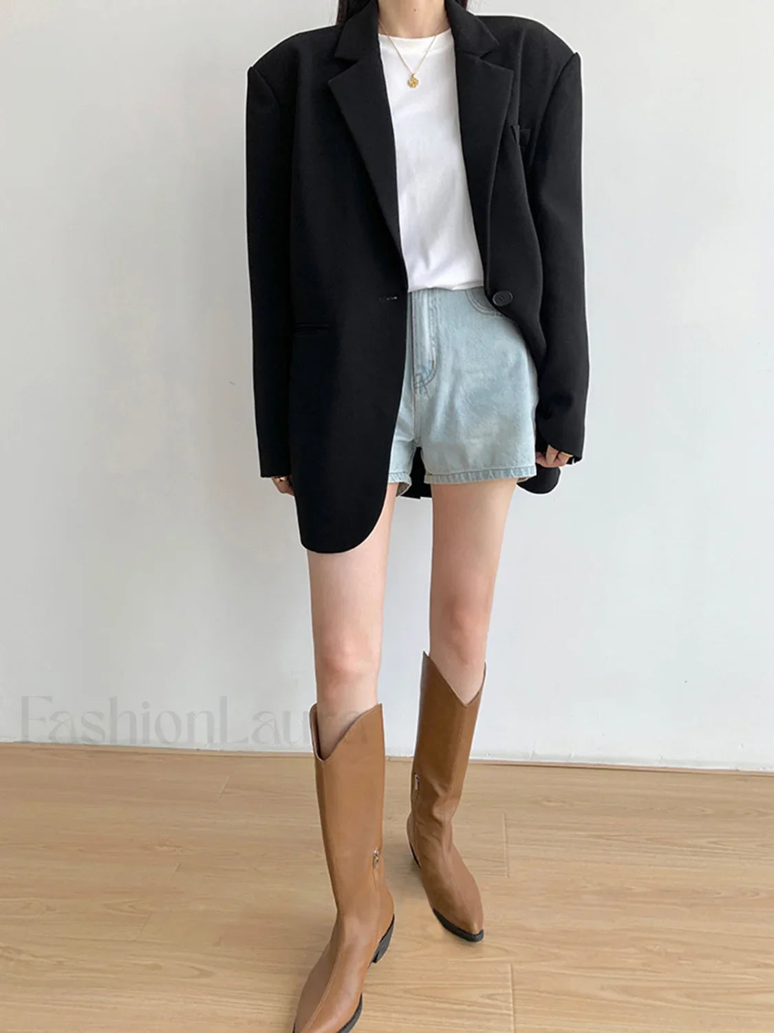 Single Breasted Graceful Essential Blazer