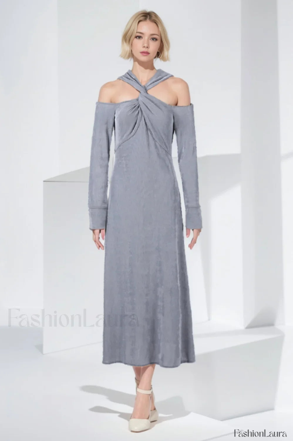 Sinh Midi Dress Charming In Double-Jersey Knit