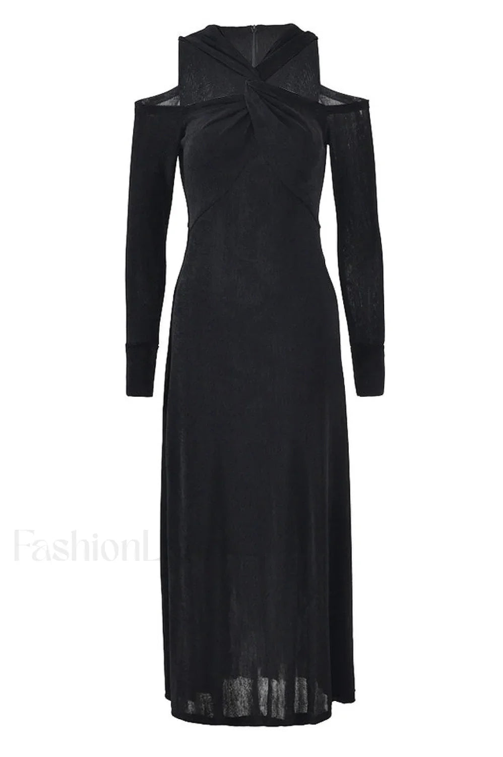 Sinh Midi Dress Charming In Double Jersey Knit S / Black