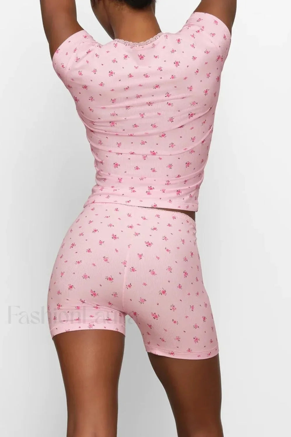 Skims Soft Lounge Charming Top + Shorts Set