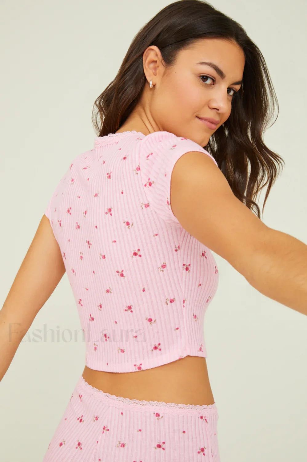 Skims Soft Lounge Charming Top + Shorts Set