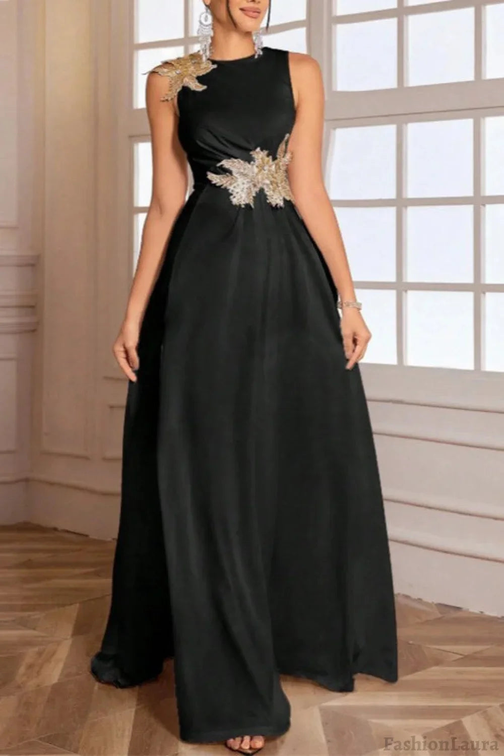 Sleeveless Bodycon Maxi Party Dress