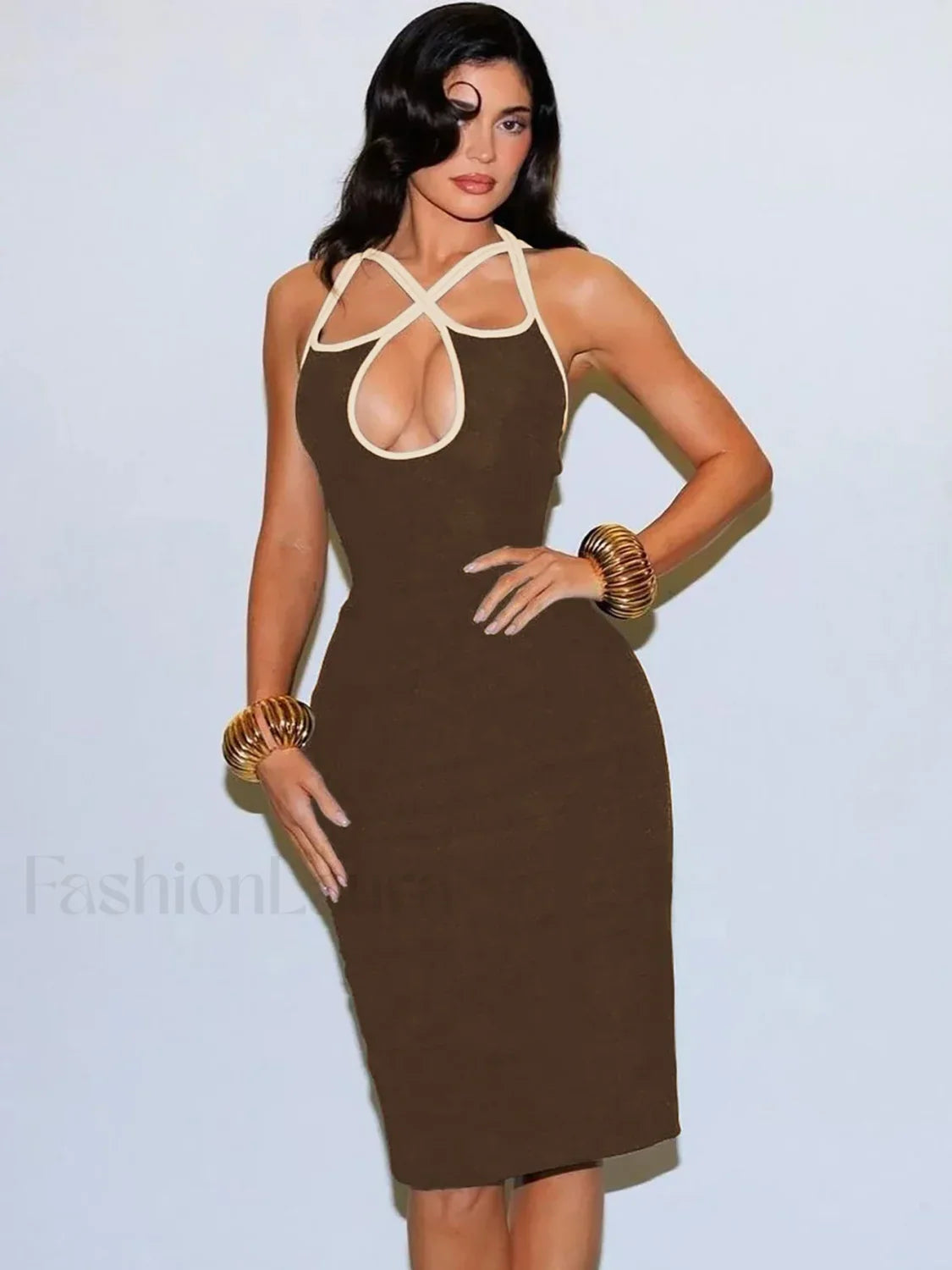 Sleeveless Cami Midi Dress