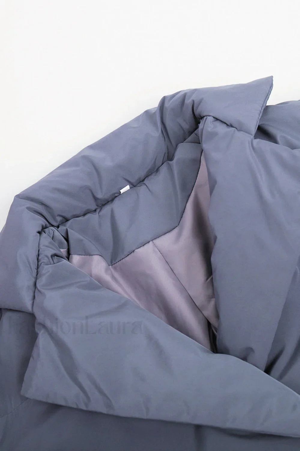 Slim Fit Lapel Belted Winter Coat