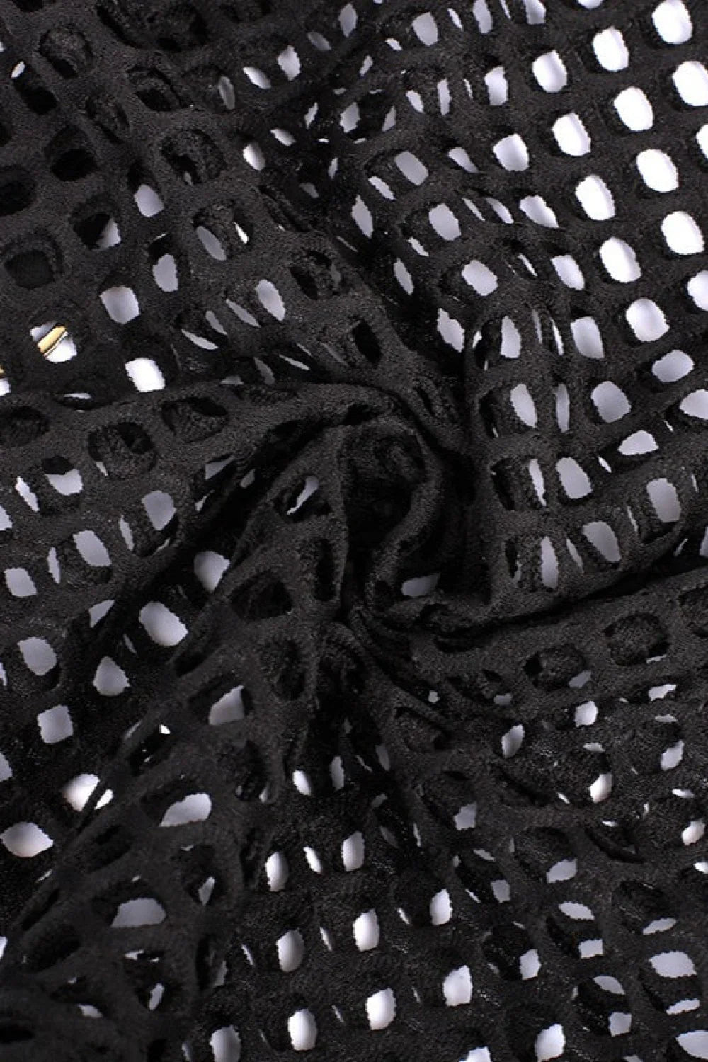 Slim Fit Star Mesh Hoodie