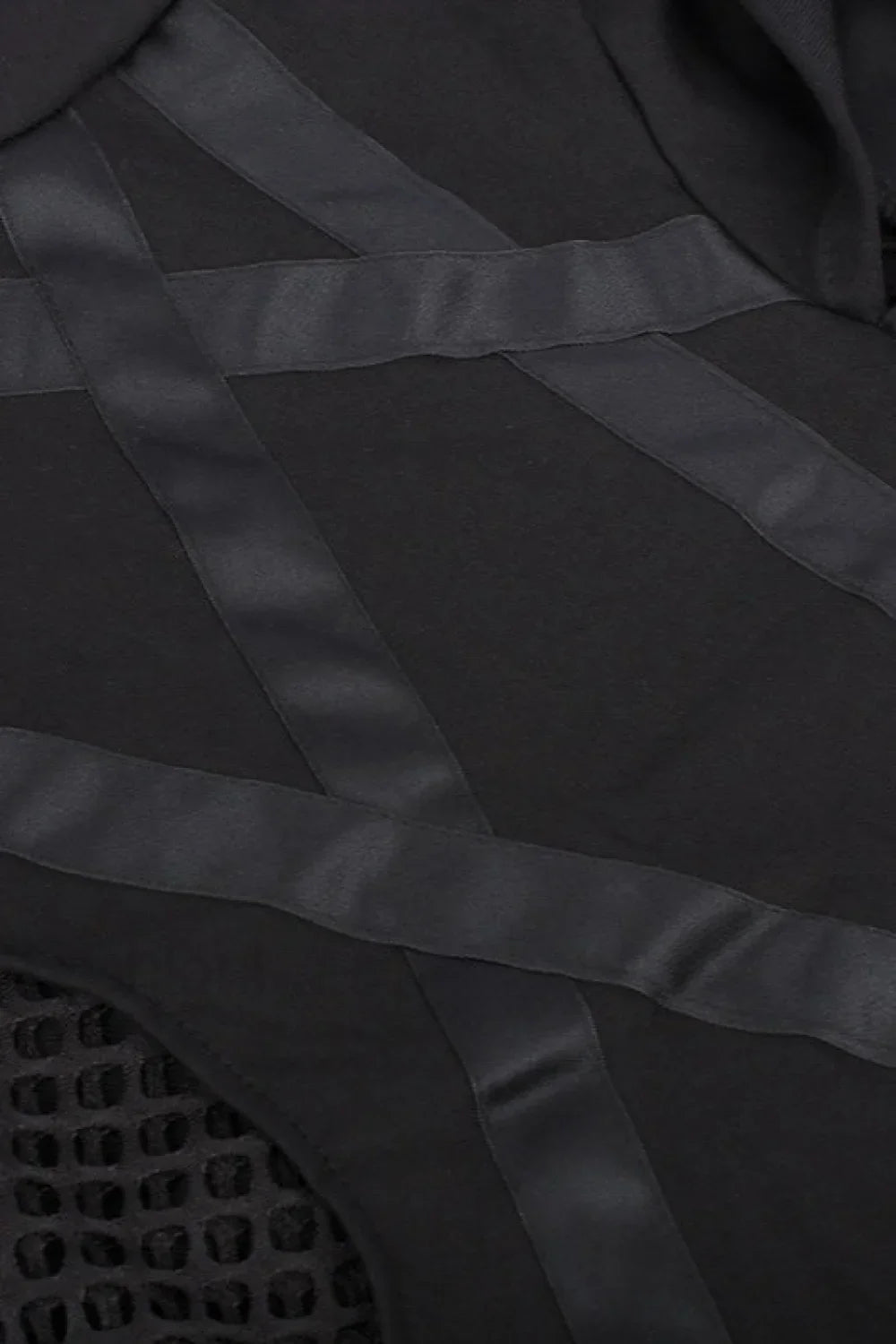 Slim Fit Star Mesh Hoodie