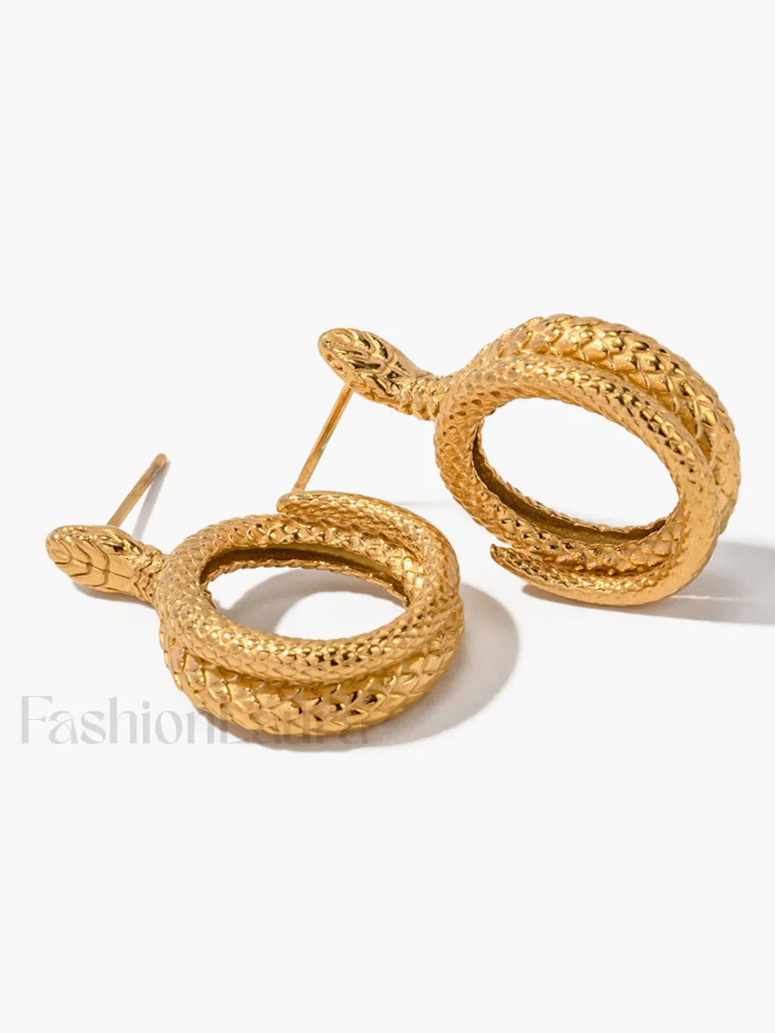 Snake Charming Shape Earrings