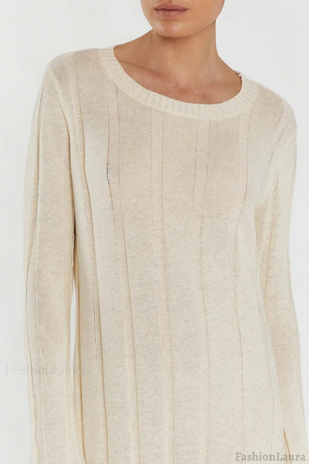 Solid A Line Maxi Sweater Dress