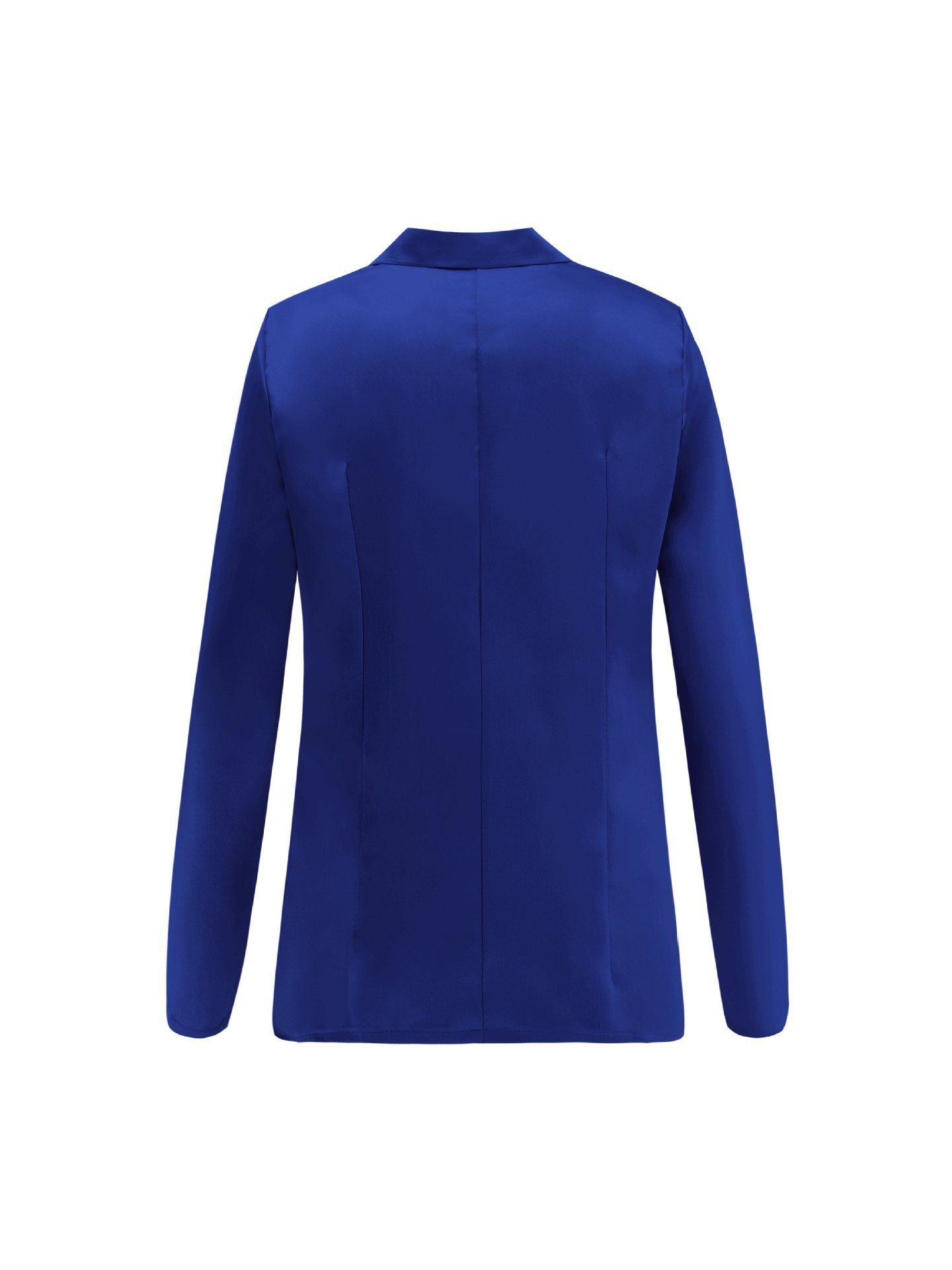 Solid Color Buttons Blazer