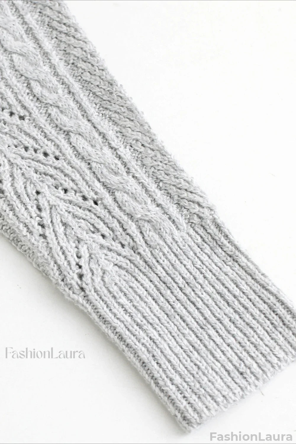 Solid Color Long Sleeve Knit Sweater Dress