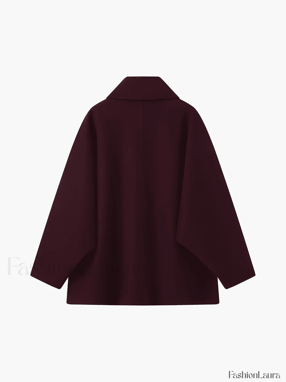 Solid Oversized Pocket Button Coat