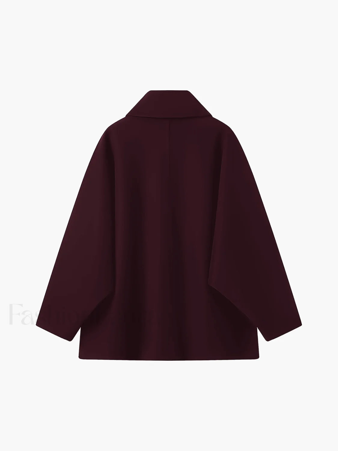 Solid Oversized Pocket Button Coat