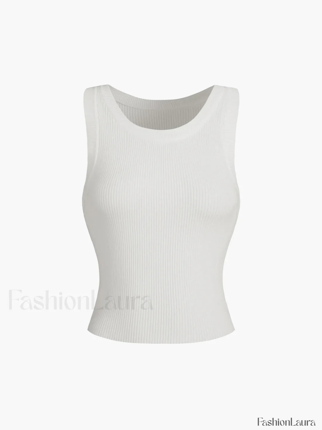 Solid Ribbed Sweater Vest