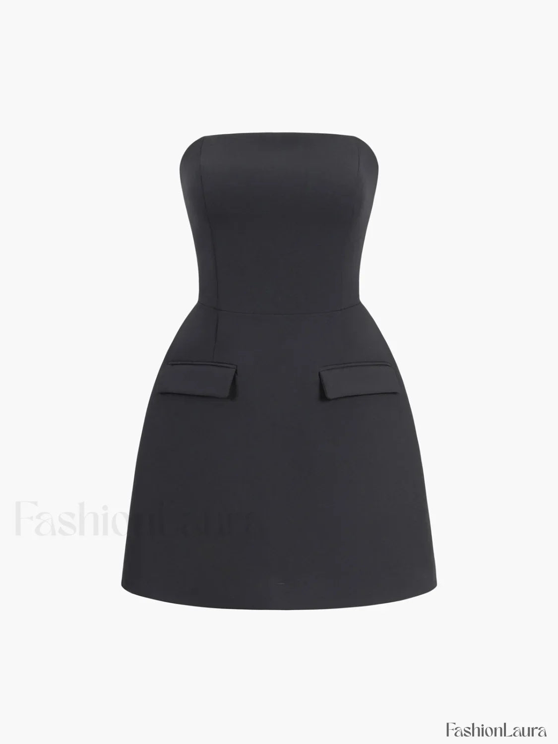 Solid Tube Mini Dress