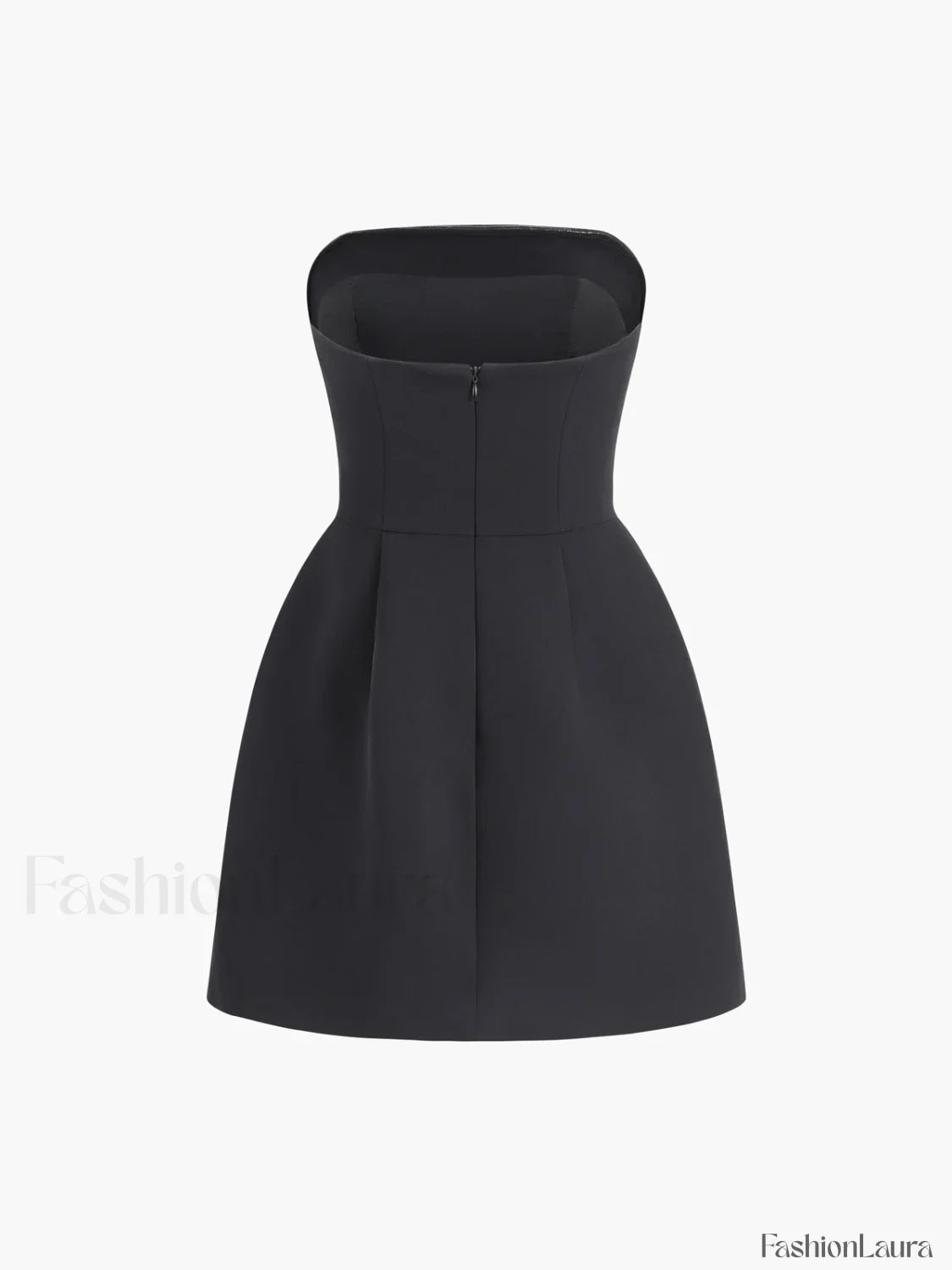 Solid Tube Mini Dress