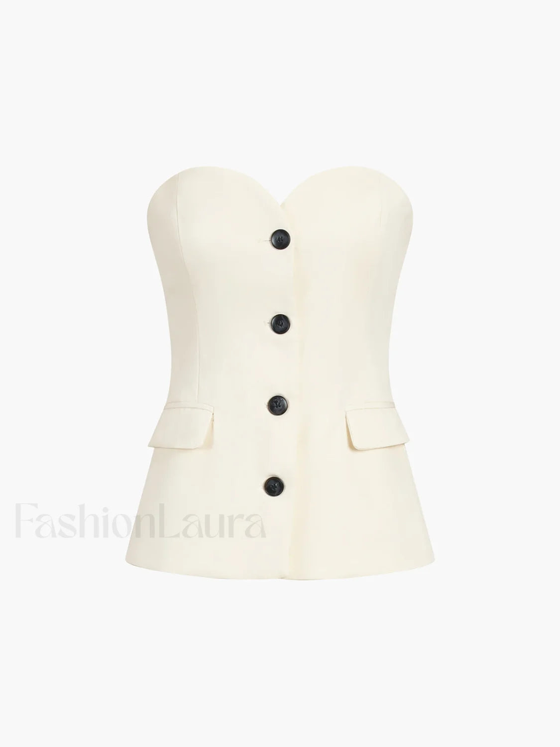 Solid Tube Top With Wide Leg Pants Set