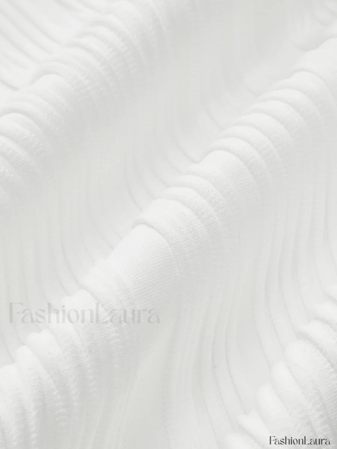 Solid Wavy Textured Tank Top