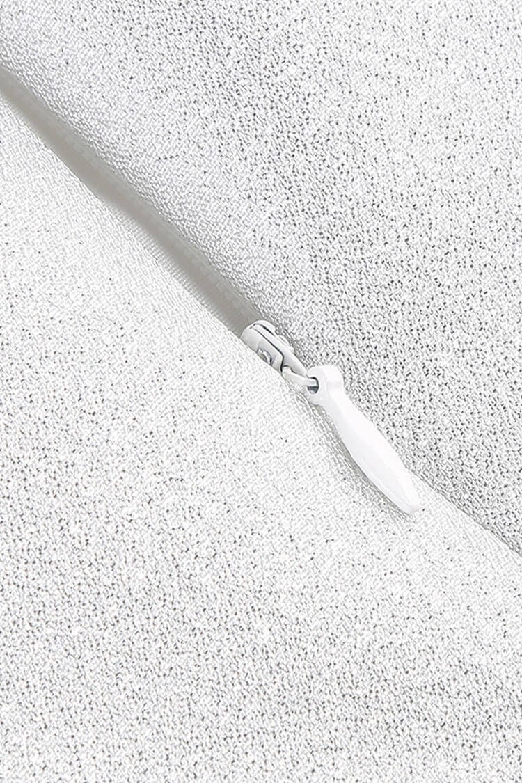 Sparkly Crystal Butterfly Corset Fit & Flare Lurex Slip Party Mini Dress