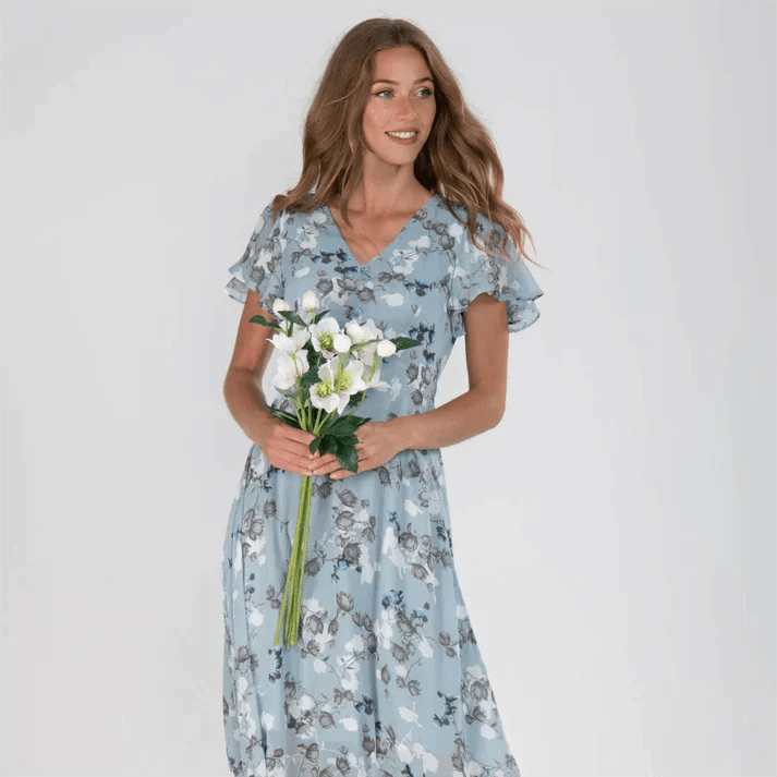 Leandra Minimalist Timeless Dress Chic Silhouette Collection
