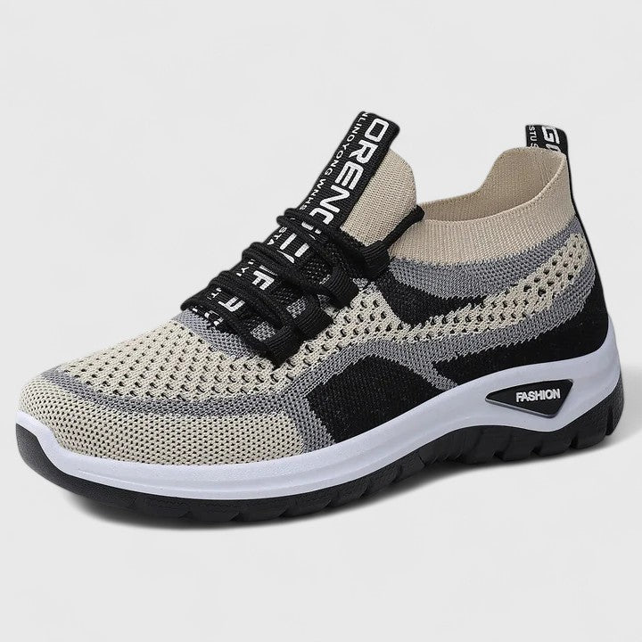 Mesh Lace Up Low Top Running Sneakers