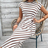 High Neck Cap Sleeve Ruched Bodycon Maxi Dress 13