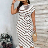 High Neck Cap Sleeve Ruched Bodycon Maxi Dress 17