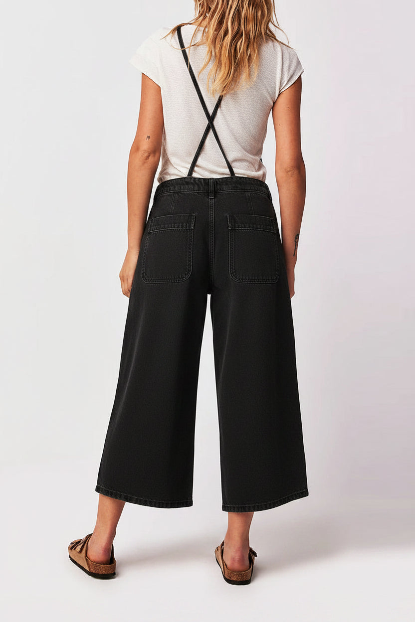 ELIZABETH™ - WIDE LEG SUMMER DENIM OVERALLS