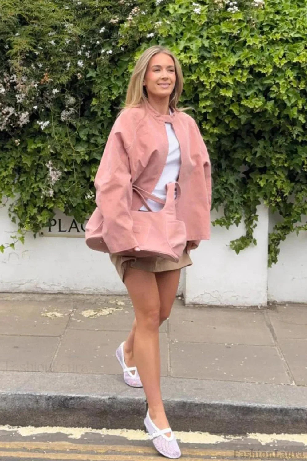 Stand Collar Suede Minimalist Jacket